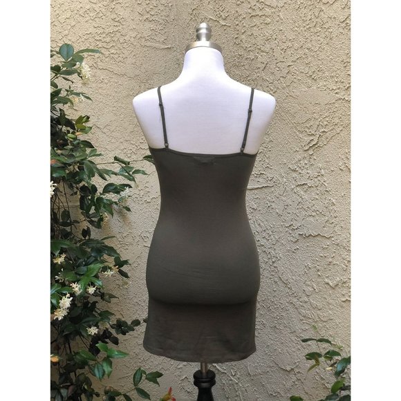 Olive Green Cami Bodycon Mini Dress - Picture 5 of 6